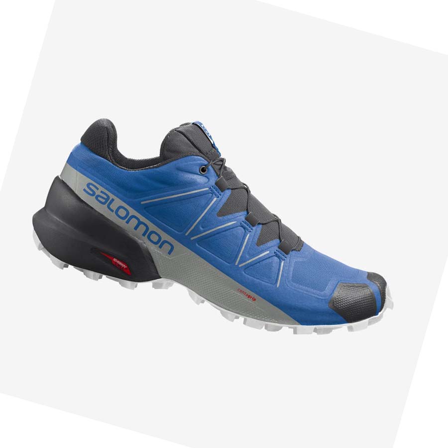 Salomon SPEEDCROSS 5 Trail Futócipő Férfi Kék Fekete | HU 2112EBC